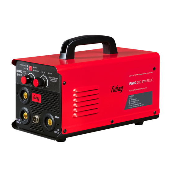 Сварочный полуавтомат FUBAG IRMIG 200 SYN FLUX (220 В, горелка)