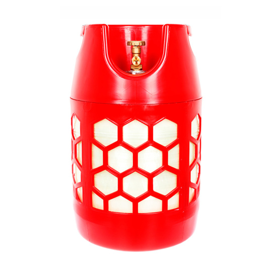 Баллон пропановый 18 л (LPG/СУГ) RSV Composite (полимерно-композитный, красный)