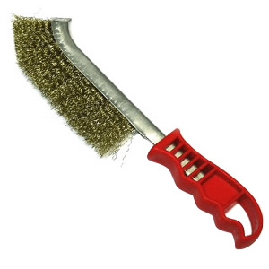 Щетка для зачистки швов (латунированная стальная проволока, пласт. ручка)