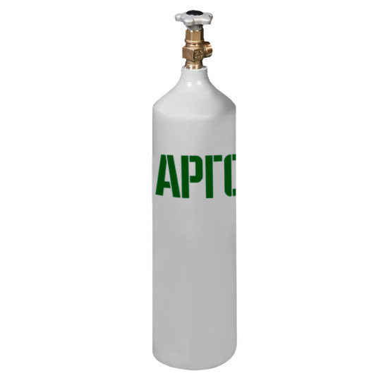 Баллон аргоновый 5 -150У (новый, 5 л, пустой, ф 133 мм, ВК), РИФ