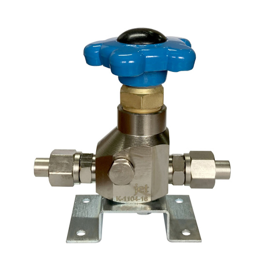 Клапан запорный К-1104-16 (ВМ-06) (10 мм, без манометра), Джет