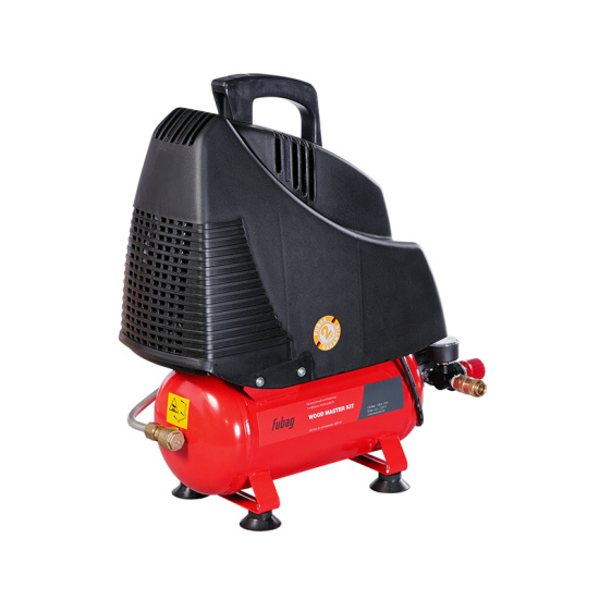 Компрессор безмасляный коаксиальный WOOD MASTER KIT (220 В, 4 предмета), FUBAG