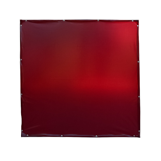 Сварочная штора Митек PVC (1940x1880 мм, красная)