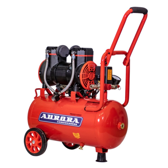 Компрессор поршневой PASSAT-25 BLACK безмасляный (220 В, 24 л), Aurora