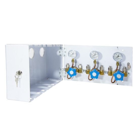 Пост газопитания ПК-4М (3x3) (коробка поэтажная на 3 газа, Р12), Джет