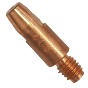 Токосъемный наконечник М6 Euro-Cu (L=25-28 мм), для п/а горелки, Трафимет