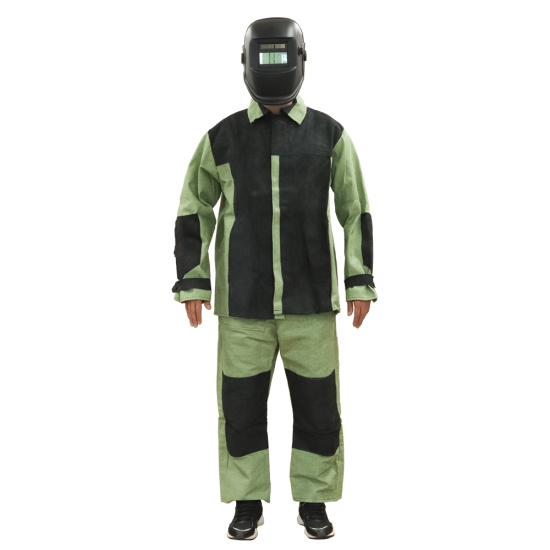 Костюм сварщика брезентовый спилковый, комбинир.