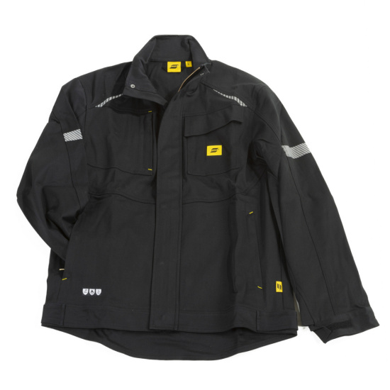 Куртка сварщика ESAB MW2000 FR (чёрная, р. 3XL, рост 187-194 см)