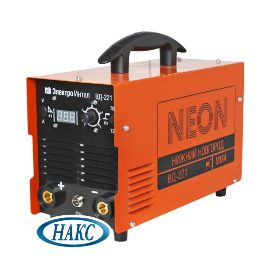 Сварочный инвертор NEON ВД-221, НАКС