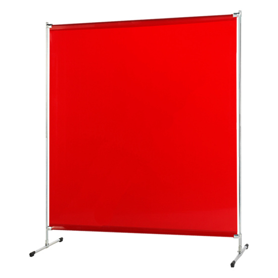 Сварочный экран Weldtex PVC (2000х2000 мм, с красной шторой)