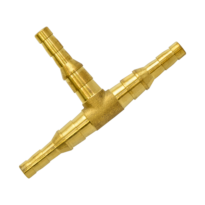 Штуцер тройник (ф. 6/9 мм, ц/метал.), GasFit(2)