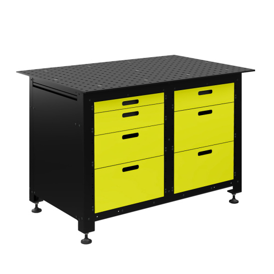 Стол-верстак сварочно-сборочный 1200x800x850 мм азотированный (8 мм), СТАРК-ПРОФИ