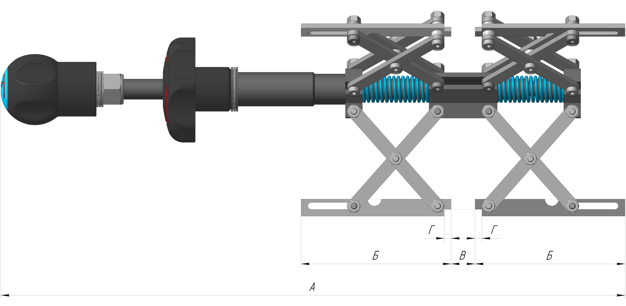 Центратор внутренний ЦСВ-2 Н 85-220 мм (нержавейка)